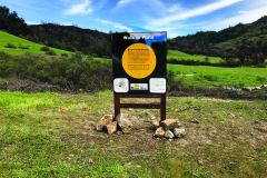Sign of the Planet Walk start featuring the sun