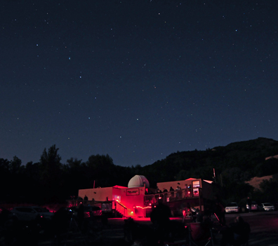 Guests attending a Saturday Star Party at RFO