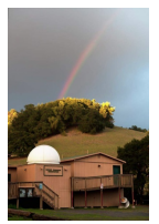 RFO with a rainbow in the background