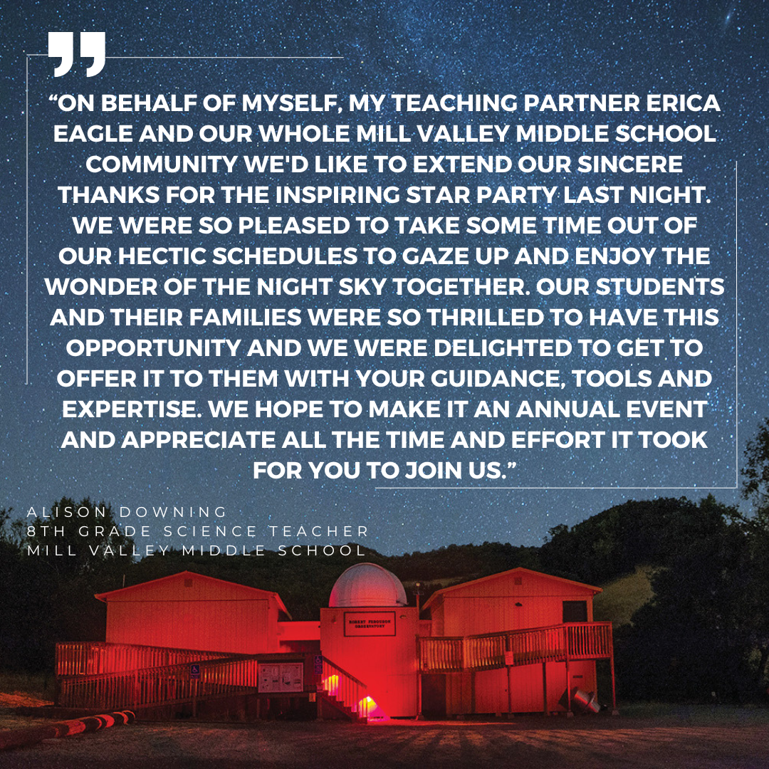 Testimonial for RFO from Alison Downing, 8th Grade Science Teacher